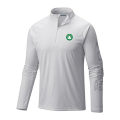 Columbia Boston Celtics Terminal Tackle Raglan Omni-Shade Quarter-Zip Jacket White