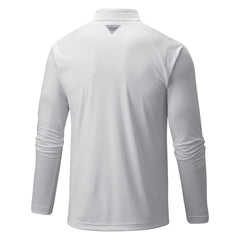 Columbia Toronto Raptors Terminal Tackle Raglan Omni-Shade Quarter-Zip Jacket White