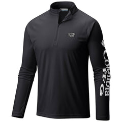 Columbia Brooklyn Nets Terminal Tackle Raglan Omni-Shade Quarter-Zip Jacket Black