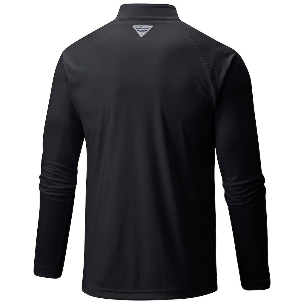 Columbia Brooklyn Nets Terminal Tackle Raglan Omni-Shade Quarter-Zip Jacket Black