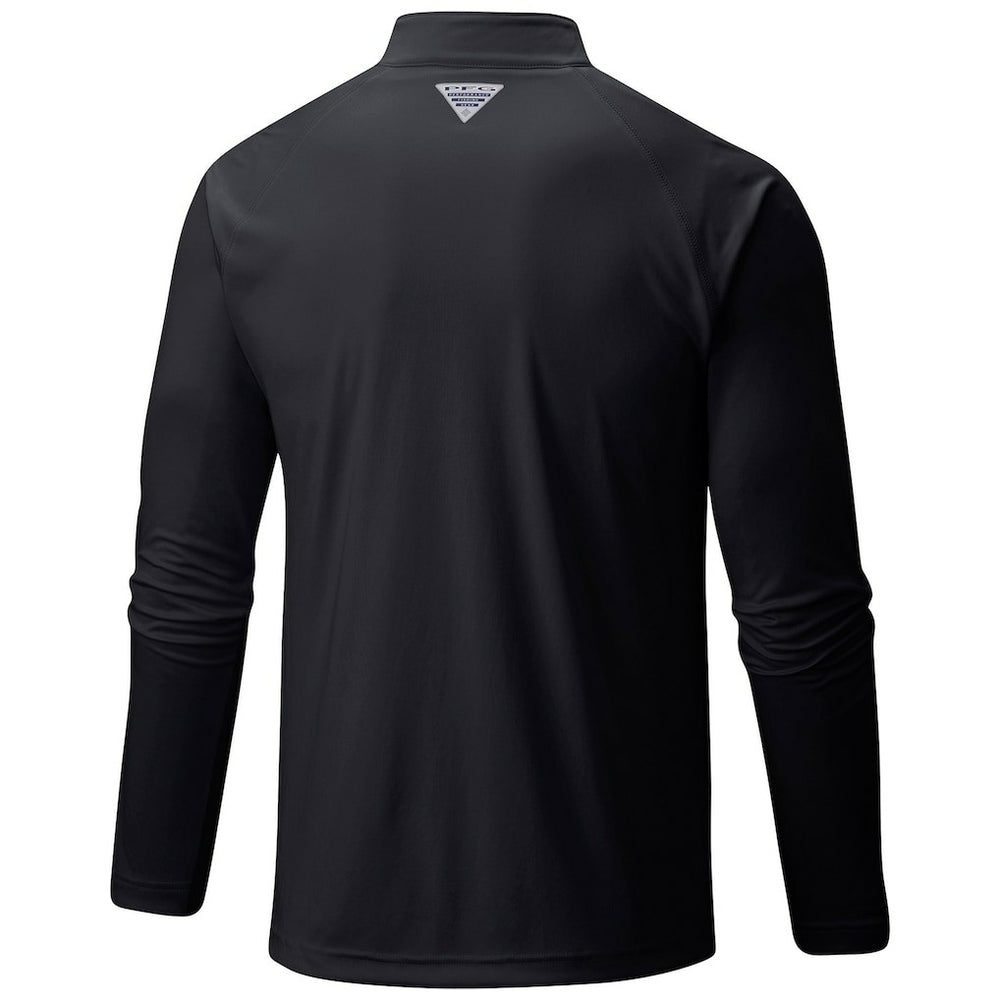 Columbia Brooklyn Nets Terminal Tackle Raglan Omni-Shade Quarter-Zip Jacket Black