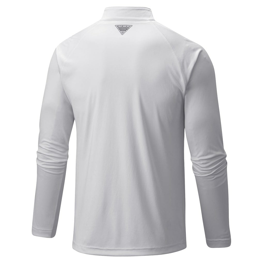 Columbia Chicago Bulls Terminal Tackle Raglan Omni-Shade Quarter-Zip Jacket White