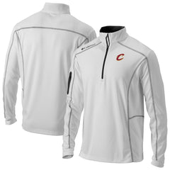 Columbia Cleveland Cavaliers Omni-Wick Shotgun Quarter-Zip Pullover White