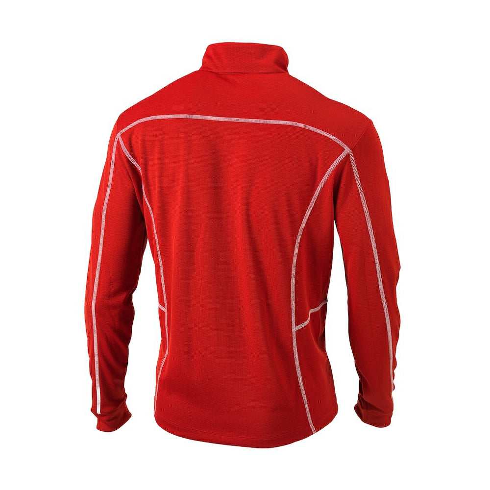 Columbia Detroit Pistons Omni-Wick Shotgun Quarter-Zip Pullover Red