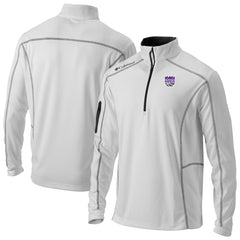 Columbia Sacramento Kings Omni-Wick Shotgun Quarter-Zip Pullover White