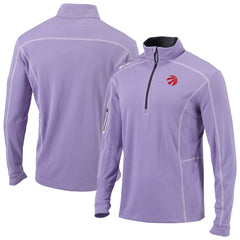 Columbia Toronto Raptors Omni-Wick Shotgun Quarter-Zip Pullover Lavender