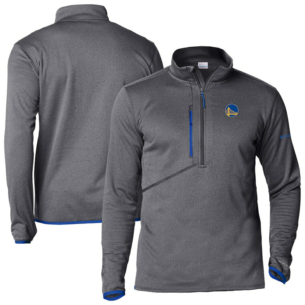 Columbia Golden State Warriors Park View Half-Zip Top Gray