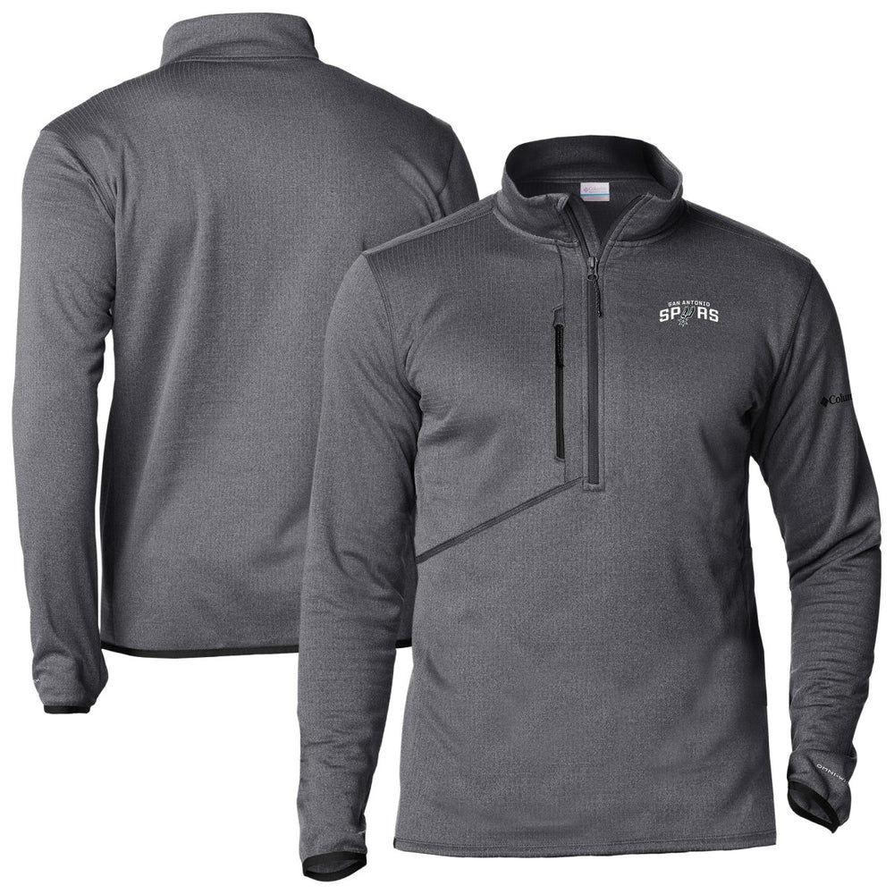 Columbia San Antonio Spurs Park View Half-Zip Top Gray