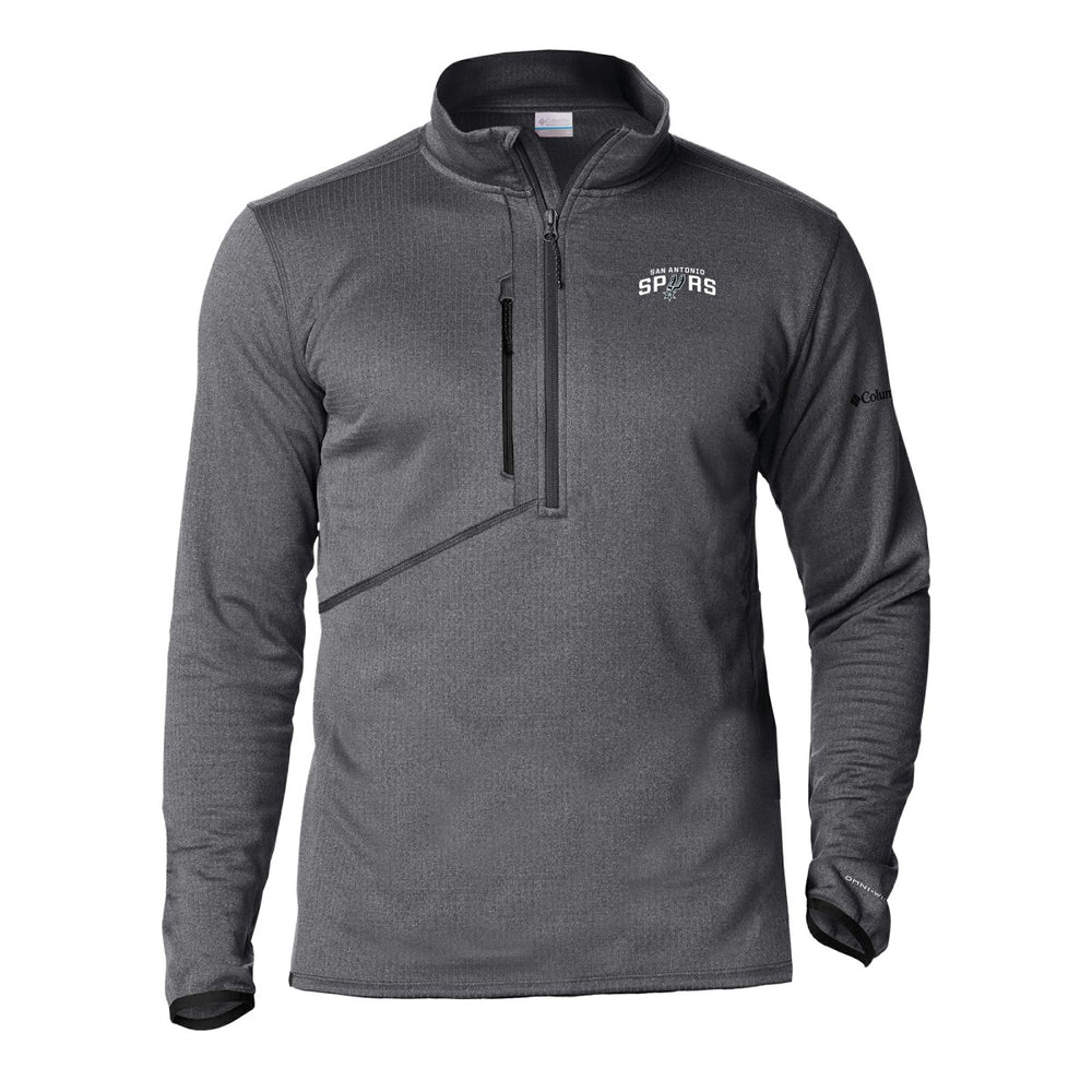 Columbia San Antonio Spurs Park View Half-Zip Top Gray