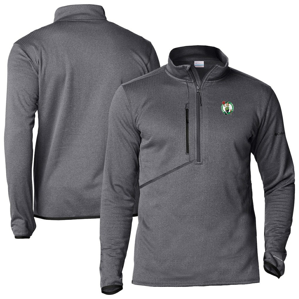 Columbia Boston Celtics Park View Half-Zip Top Gray