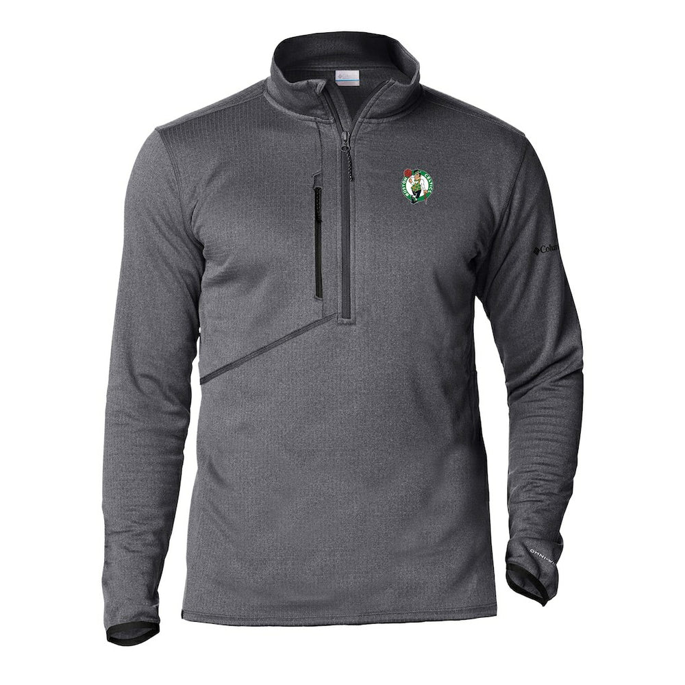 Columbia Boston Celtics Park View Half-Zip Top Gray