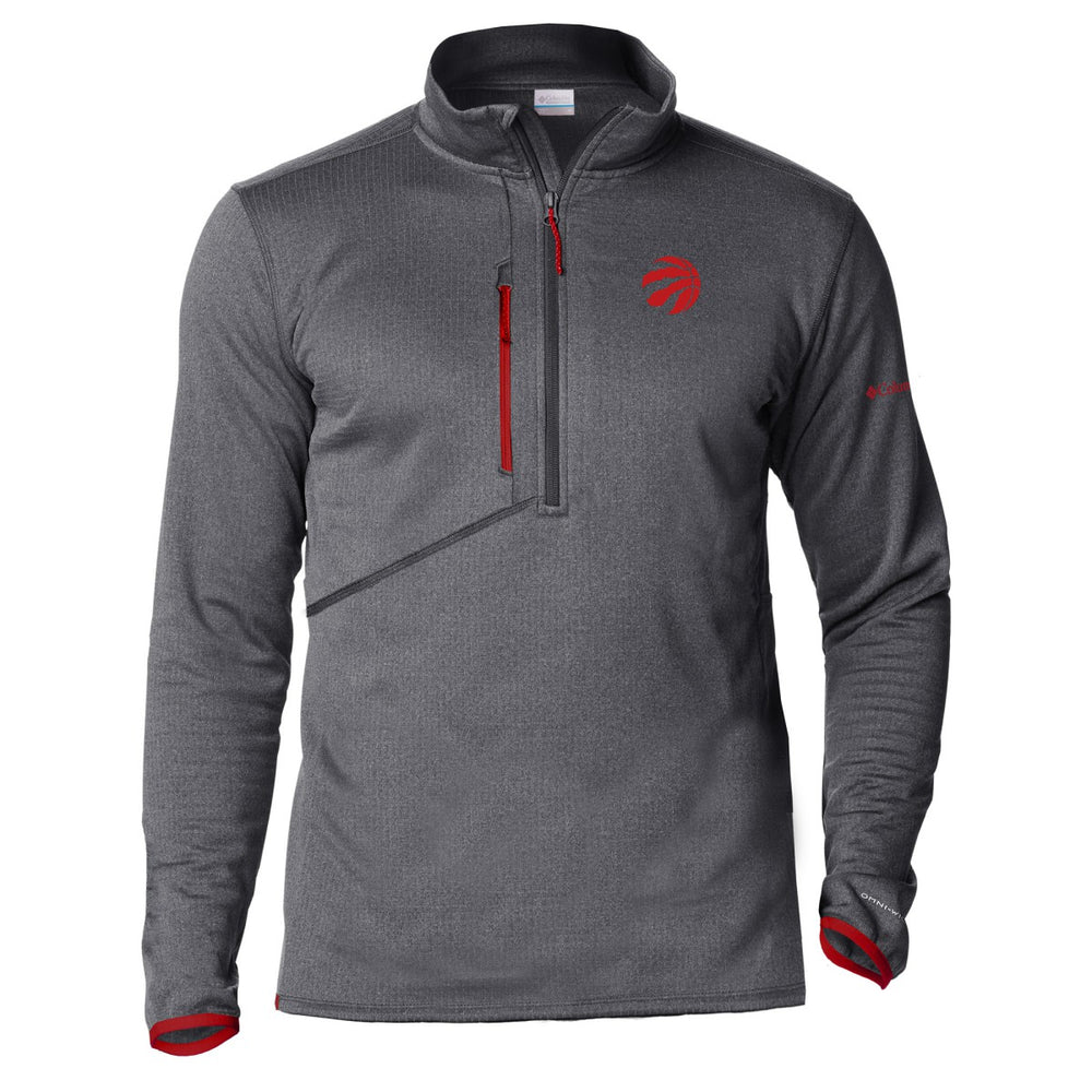 Columbia Toronto Raptors Park View Half-Zip Top Gray