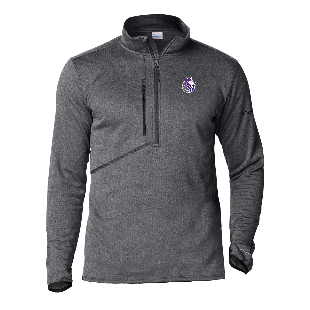 Columbia Sacramento Kings Park View Half-Zip Top Gray