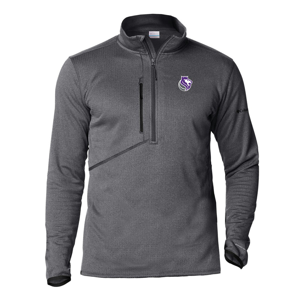 Columbia Sacramento Kings Park View Half-Zip Top Gray