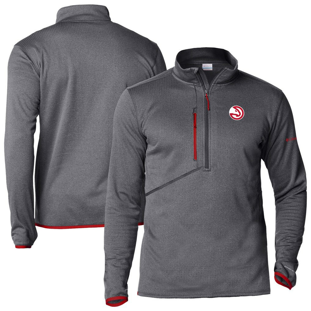 Columbia Atlanta Hawks Park View Half-Zip Top Gray