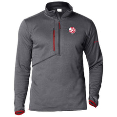 Columbia Atlanta Hawks Park View Half-Zip Top Gray