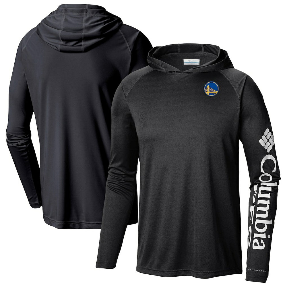 Columbia Golden State Warriors Terminal Tackle Long Sleeve Hoodie T-Shirt Black