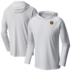 Columbia Denver Nuggets Terminal Tackle Long Sleeve Hoodie T-Shirt White