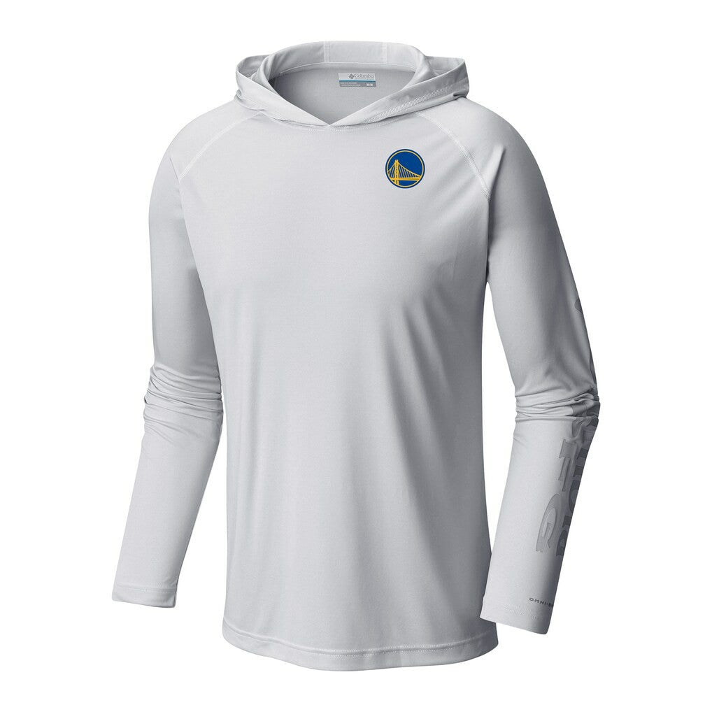 Columbia Golden State Warriors Terminal Tackle Long Sleeve Hoodie T-Shirt White