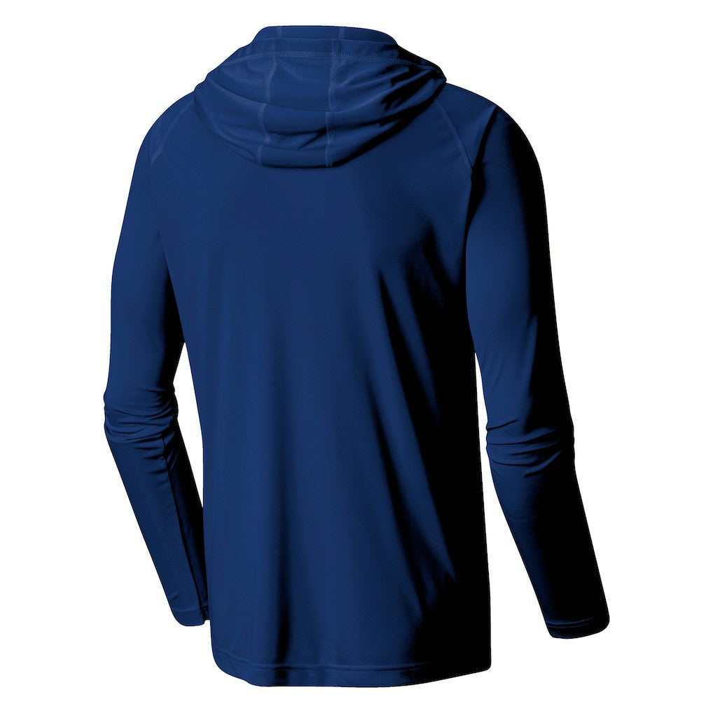 Columbia Dallas Mavericks Terminal Tackle Long Sleeve Hoodie T-Shirt Navy