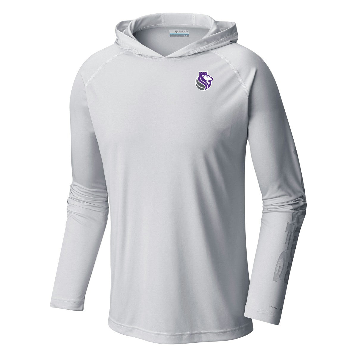 Columbia Sacramento Kings Terminal Tackle Long Sleeve Hoodie T-Shirt White