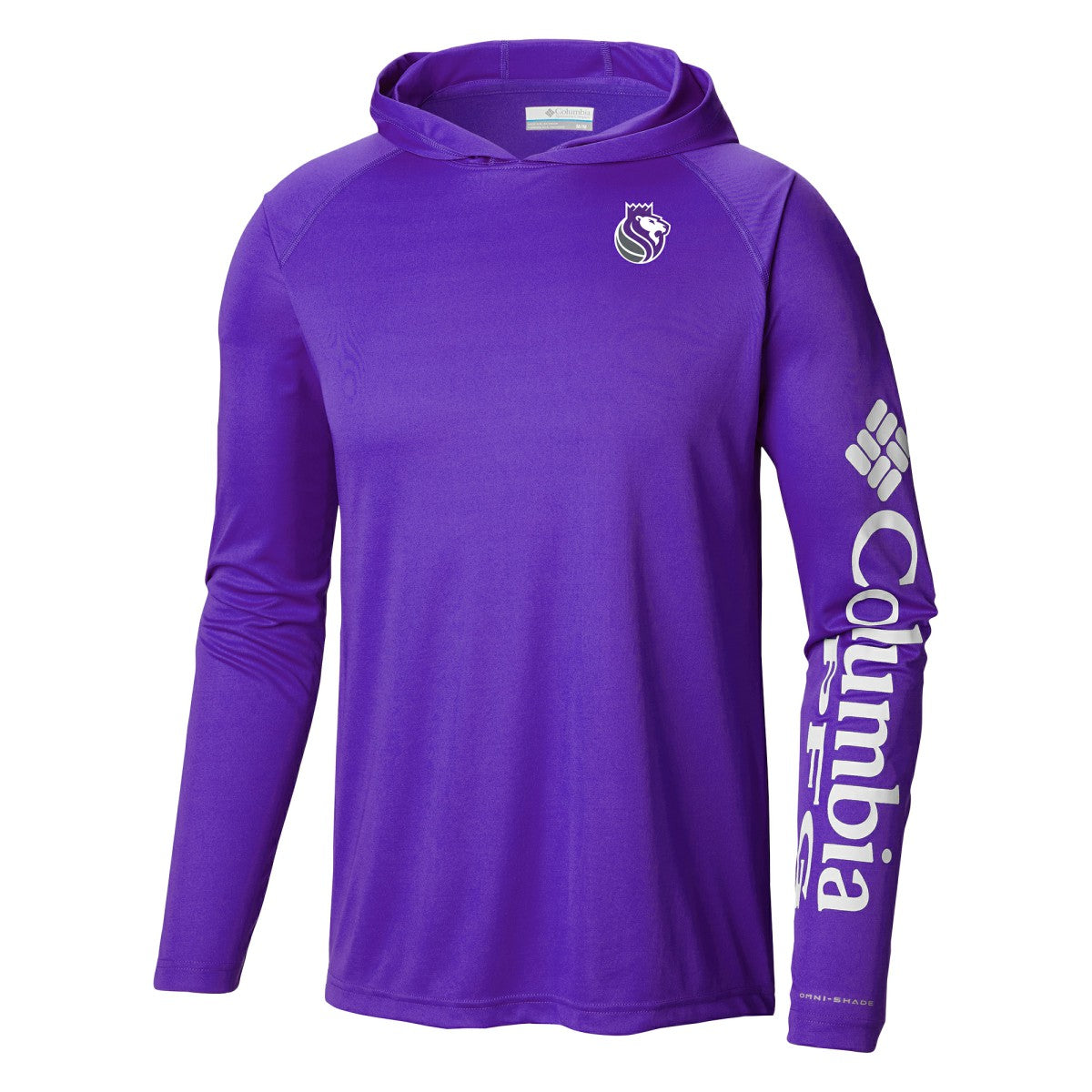 Columbia Sacramento Kings Terminal Tackle Long Sleeve Hoodie T-Shirt Purple