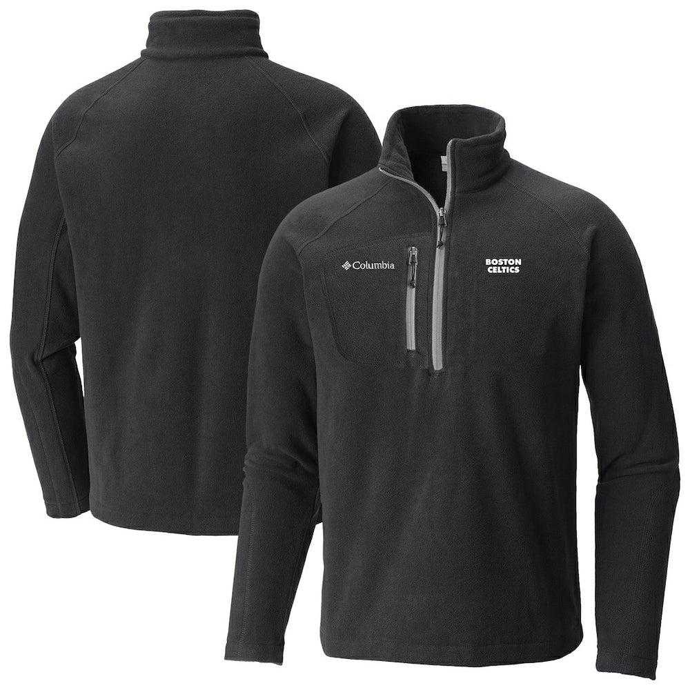 Columbia Boston Celtics Fast Trek III Half-Zip Fleece Pullover Black