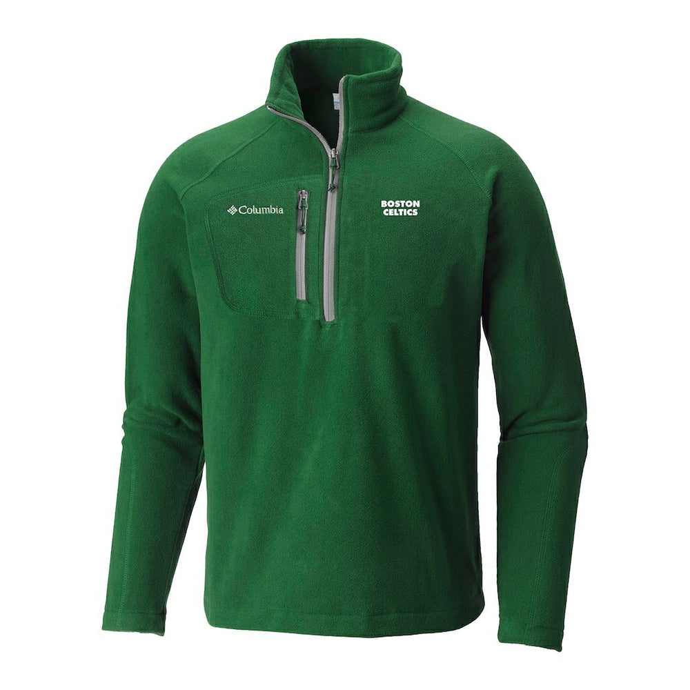 Columbia Boston Celtics Fast Trek III Half-Zip Fleece Pullover Kelly Green