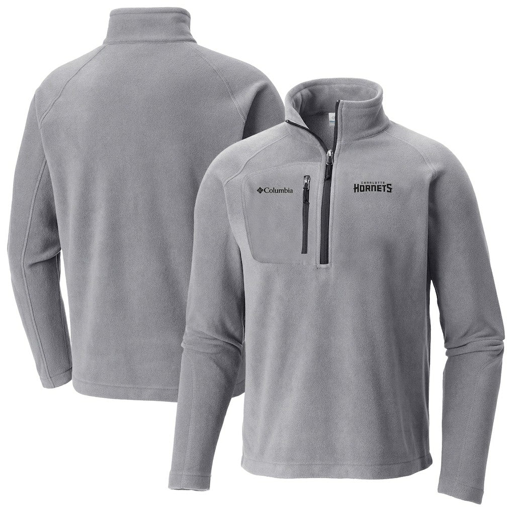 Columbia Charlotte Hornets Fast Trek III Half-Zip Fleece Pullover Gray