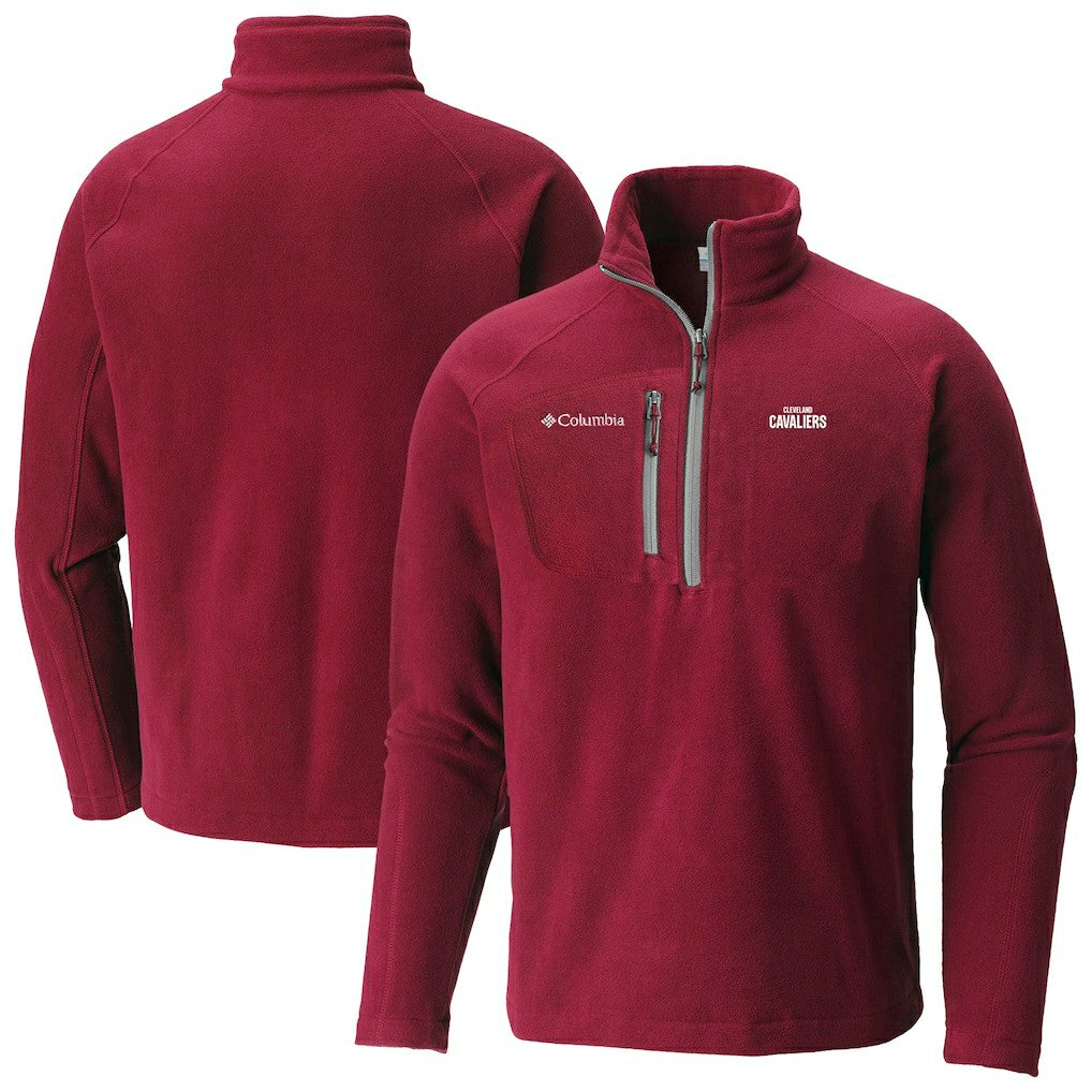 Columbia Cleveland Cavaliers Fast Trek III Half-Zip Fleece Pullover Wine
