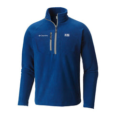 Columbia Detroit Pistons Fast Trek III Half-Zip Fleece Pullover Blue