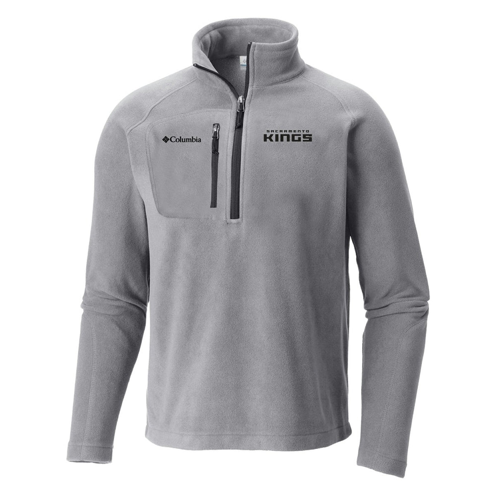 Columbia Sacramento Kings Fast Trek III Half-Zip Fleece Pullover Gray