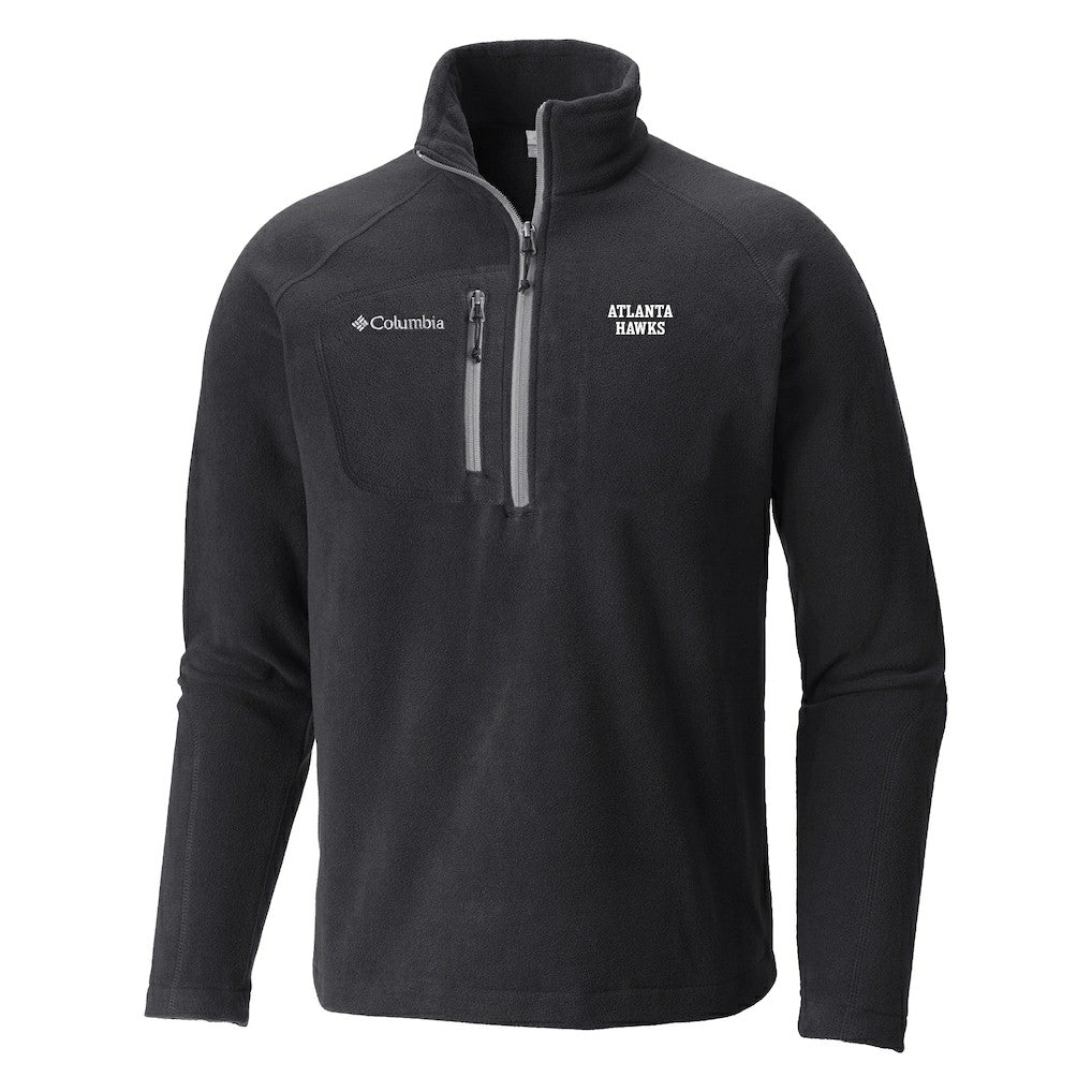 Columbia Atlanta Hawks Fast Trek III Half-Zip Fleece Pullover Black