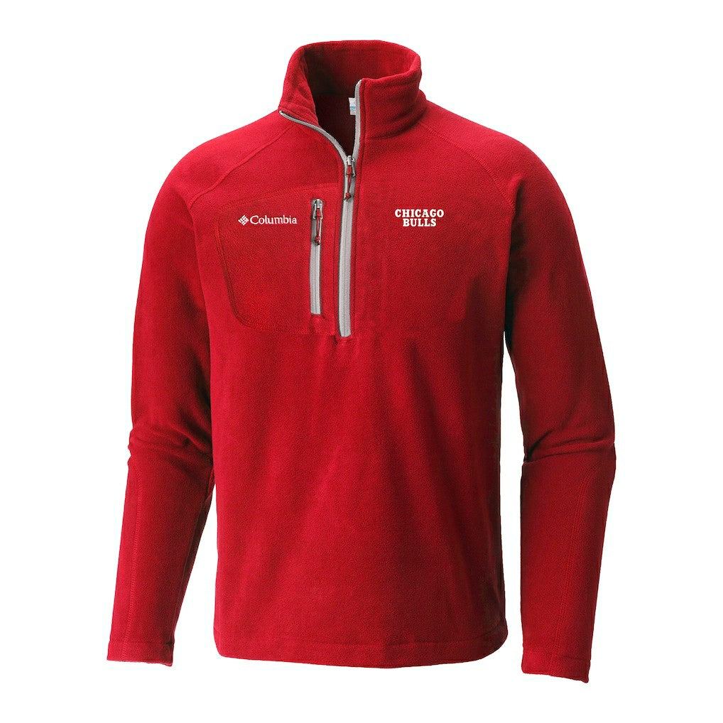 Columbia Chicago Bulls Fast Trek III Half-Zip Fleece Pullover Red
