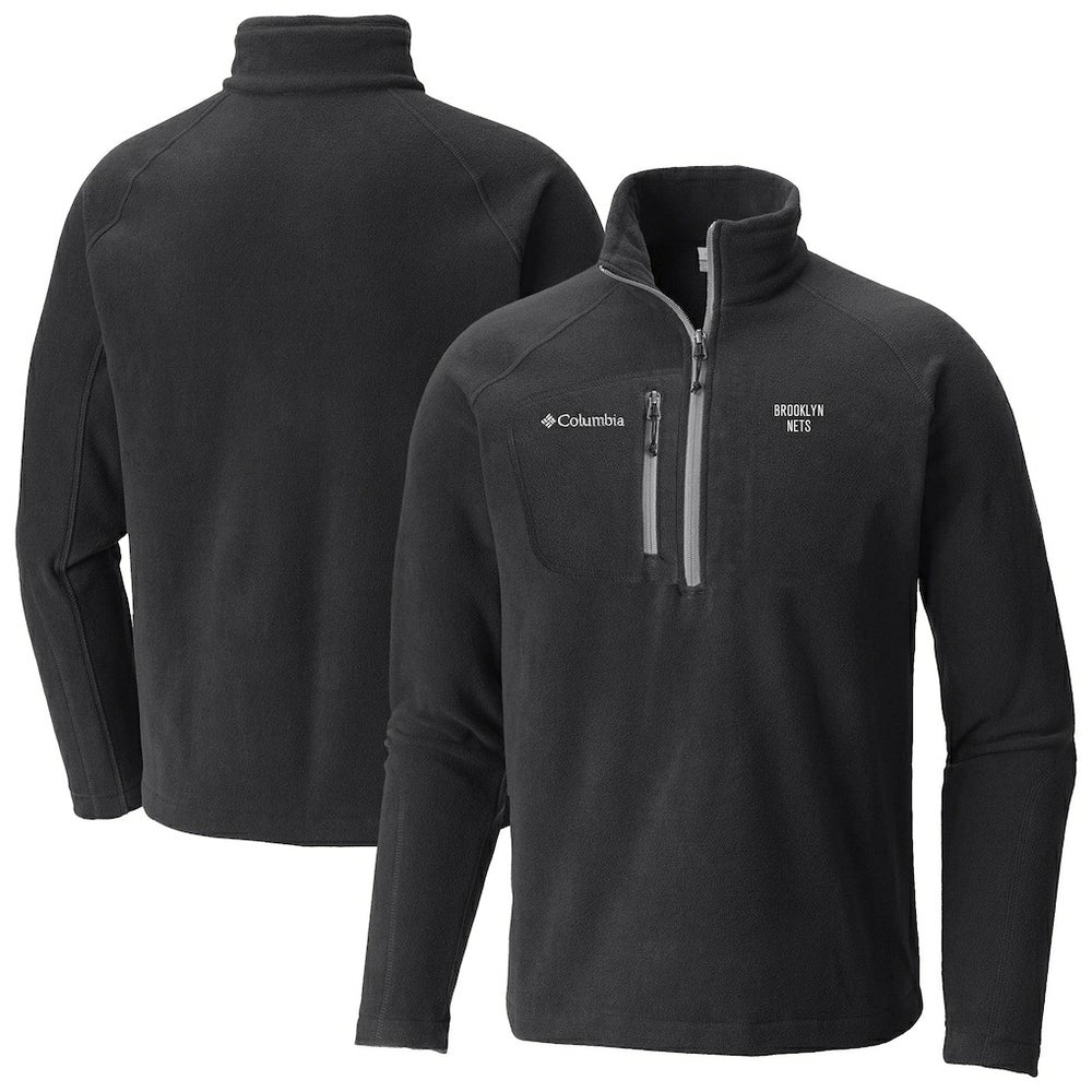 Columbia Brooklyn Nets Fast Trek III Half-Zip Fleece Pullover Black