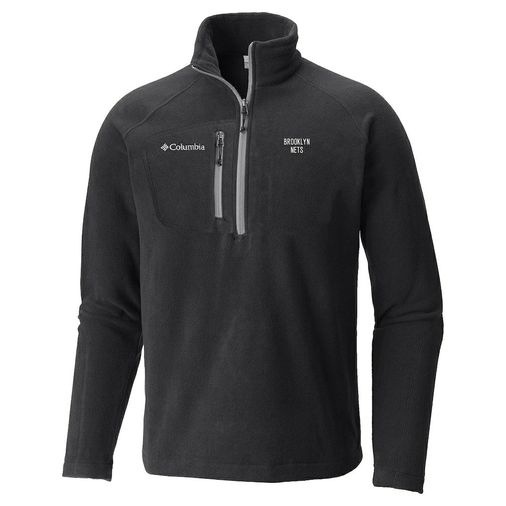 Columbia Brooklyn Nets Fast Trek III Half-Zip Fleece Pullover Black