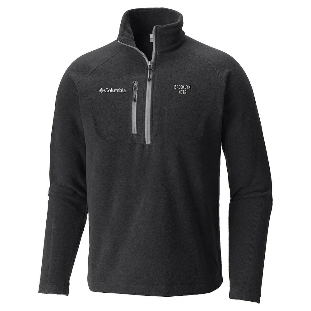 Columbia Brooklyn Nets Fast Trek III Half-Zip Fleece Pullover Black