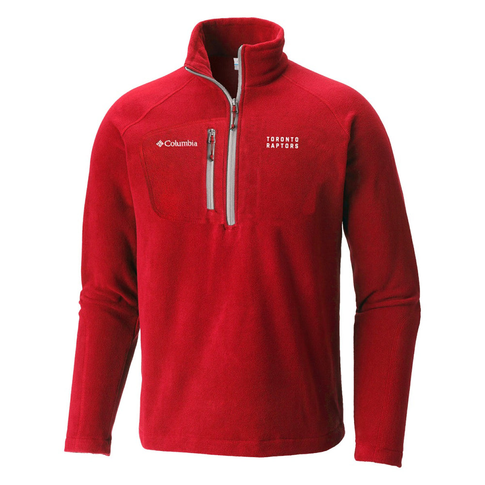 Columbia Toronto Raptors Fast Trek III Half-Zip Fleece Pullover Red