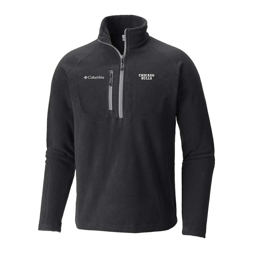 Columbia Chicago Bulls Fast Trek III Half-Zip Fleece Pullover Black
