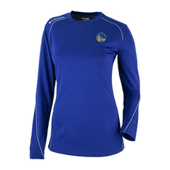 Columbia Golden State Warriors Women's Omni-Wick Shotgun Pullover Top Royal