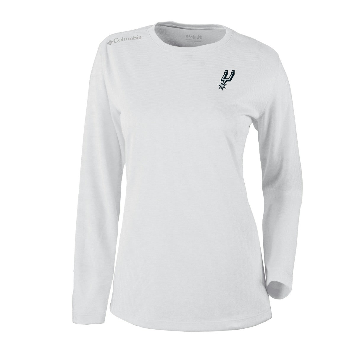 Columbia San Antonio Spurs Women's Omni-Wick Shotgun Pullover Top White