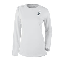 Columbia San Antonio Spurs Women's Omni-Wick Shotgun Pullover Top White