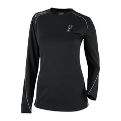 Columbia San Antonio Spurs Women's Omni-Wick Shotgun Pullover Top Black
