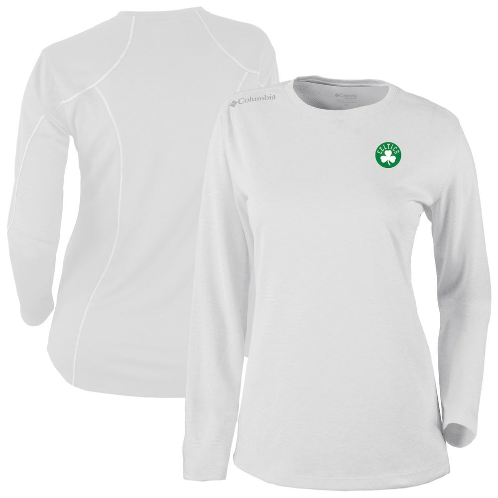 Columbia Boston Celtics Women's Omni-Wick Shotgun Pullover Top White