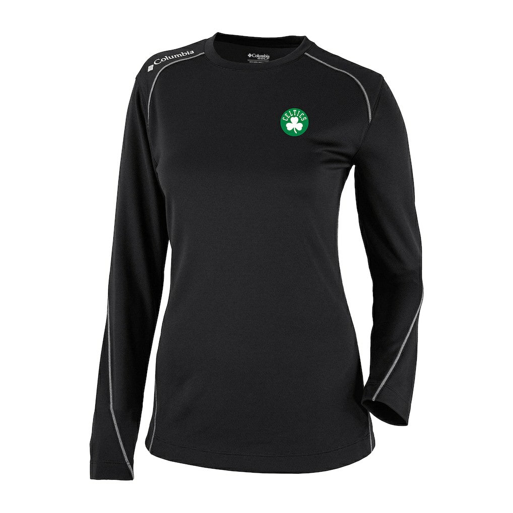 Columbia Boston Celtics Women's Omni-Wick Shotgun Pullover Top Black