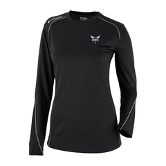 Columbia Charlotte Hornets Women's Omni-Wick Shotgun Pullover Top Black