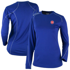 Columbia Detroit Pistons Women's Omni-Wick Shotgun Pullover Top Blue