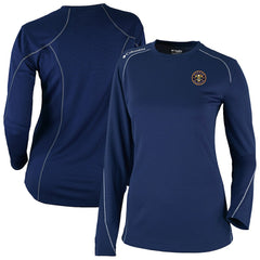 Columbia Denver Nuggets Women's Omni-Wick Shotgun Pullover Top Navy