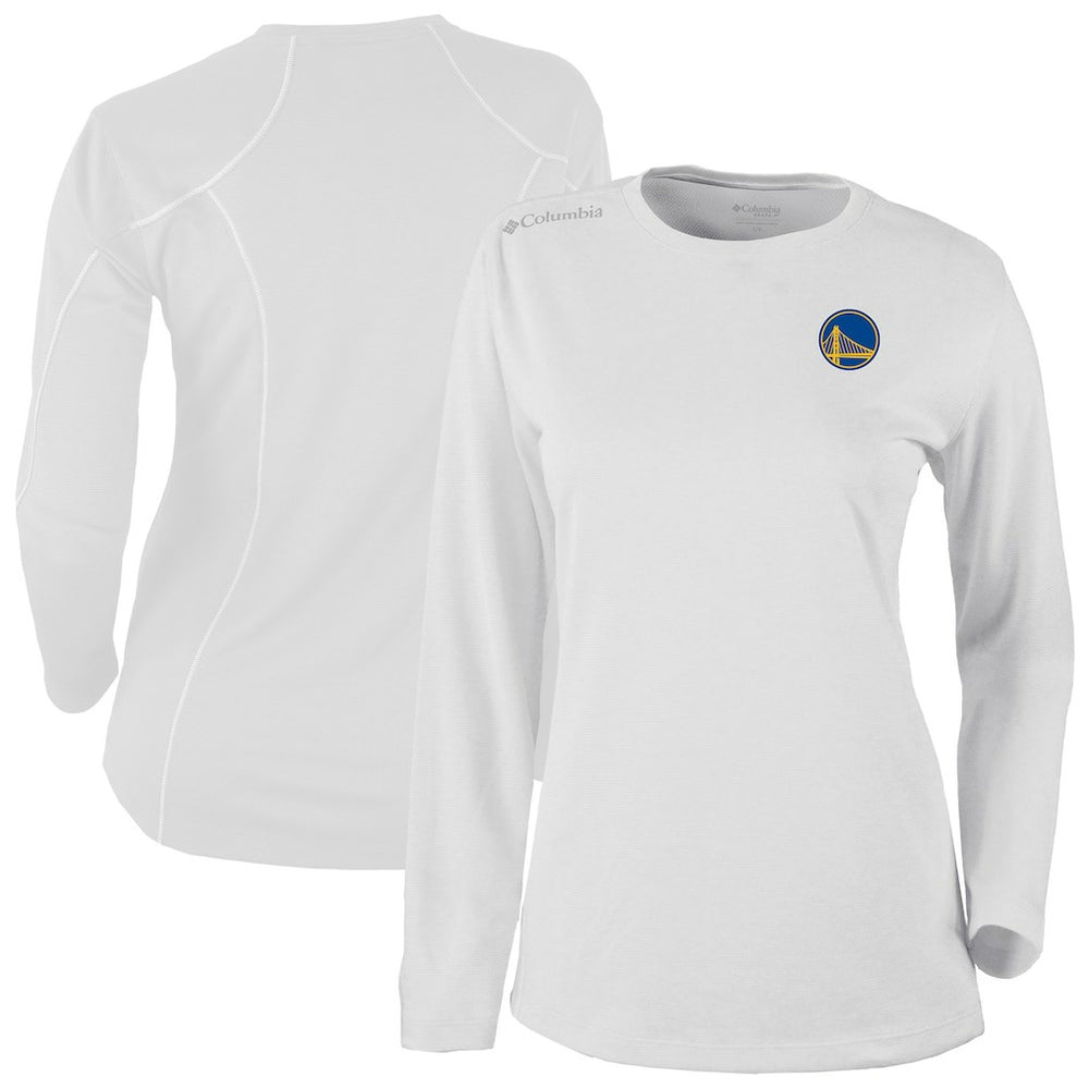 Columbia Golden State Warriors Women's Omni-Wick Shotgun Pullover Top White