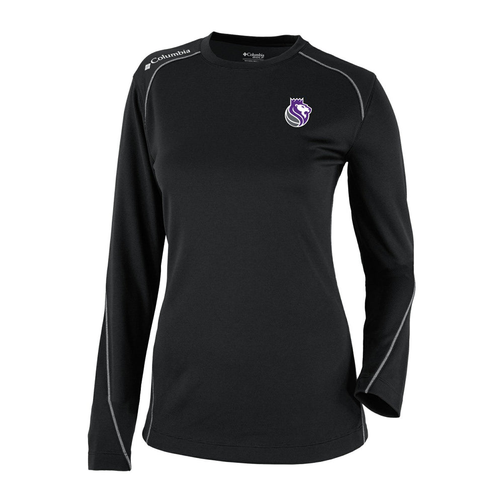 Columbia Sacramento Kings Women's Omni-Wick Shotgun Pullover Top Black